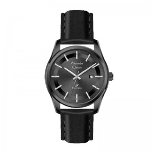 Alexandre Christie AC 1027 Full  Black Leather Man MDLIPBA